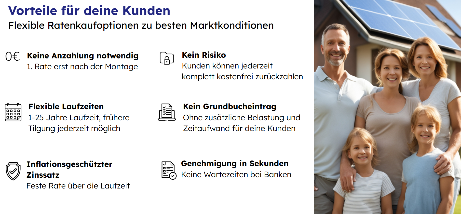 Vorteile für deine Kunden