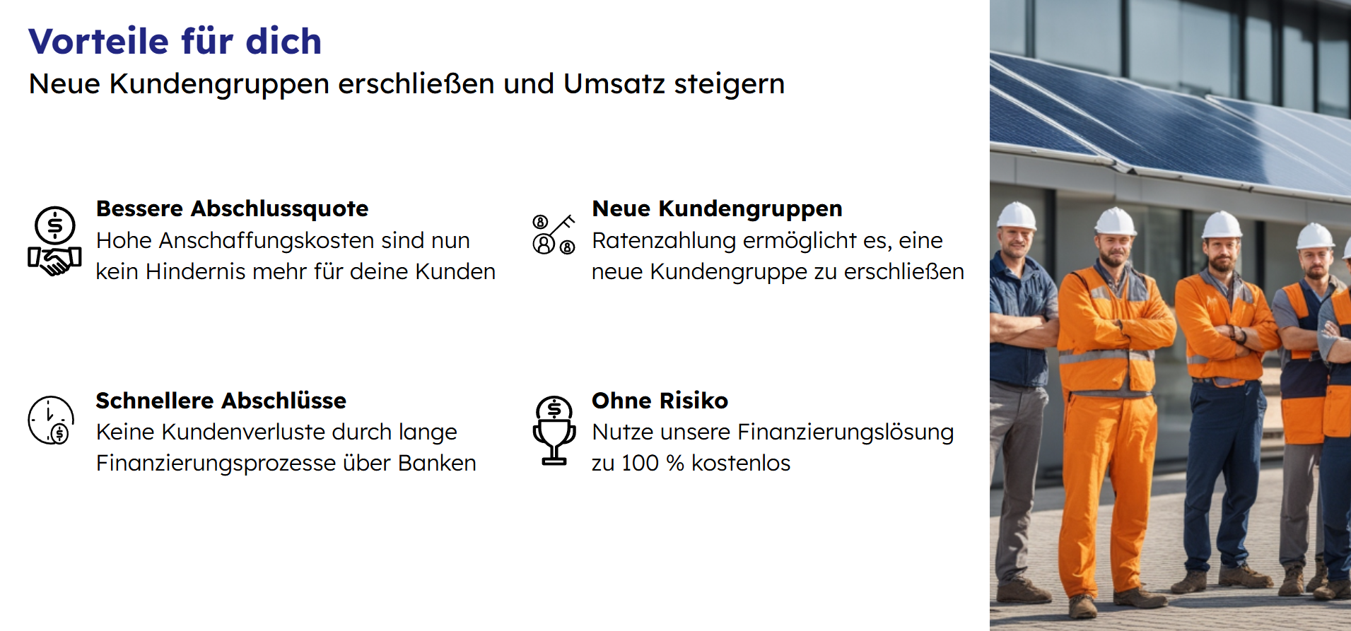 Vorteile für dich